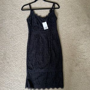 Diane von Furstenberg black dress, size 2